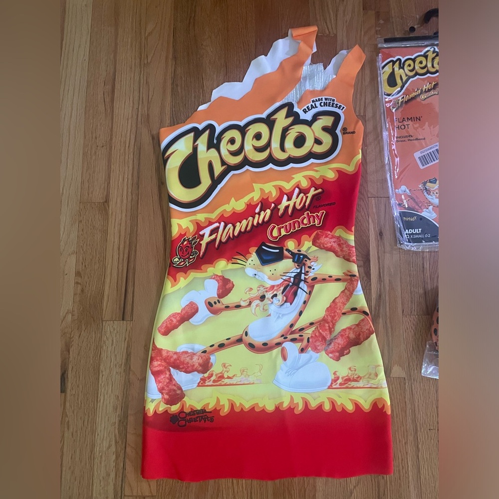 Flaming hot Cheetos Costume